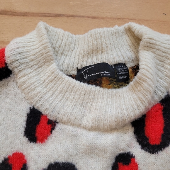 Femme by Design Animal Print Sweater - Picture 3 of 4